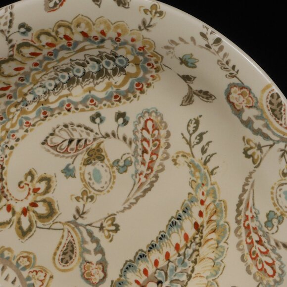 Colorful  salad plate. PTS International 222 Fifth Indira - Picture 2 of 4